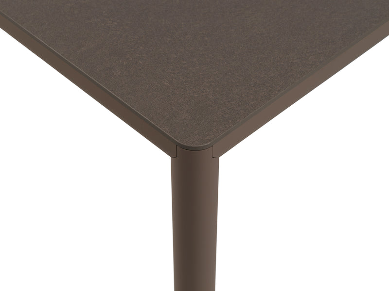 nardi nardi piave 160 x 90 tavolo rettangolare verniciato tabacco lamin materia tabacco ean 8010352555662