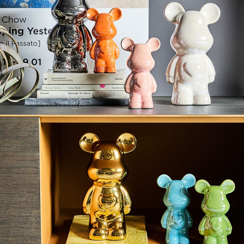 tognana tognana orso salvadanaio home decor bear h 27 cm ceramica argento ean 8056444012422