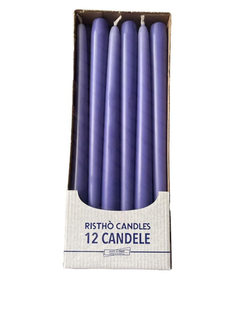 cereria di giorgio cereria di giorgio candele coniche d 22 cm h 30 cm 12 pz lavanda ean 8006545202628