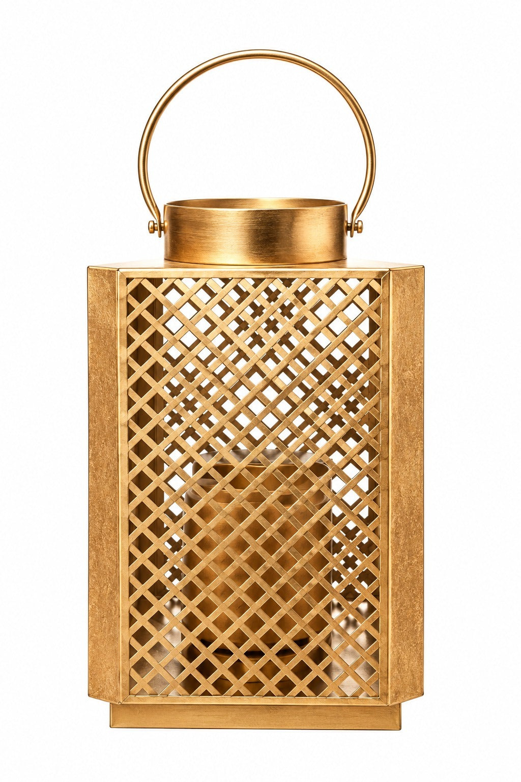 ARPIMEX Lanterna Metallo 19,5 x 19,5 x 30,5 Cm Gold