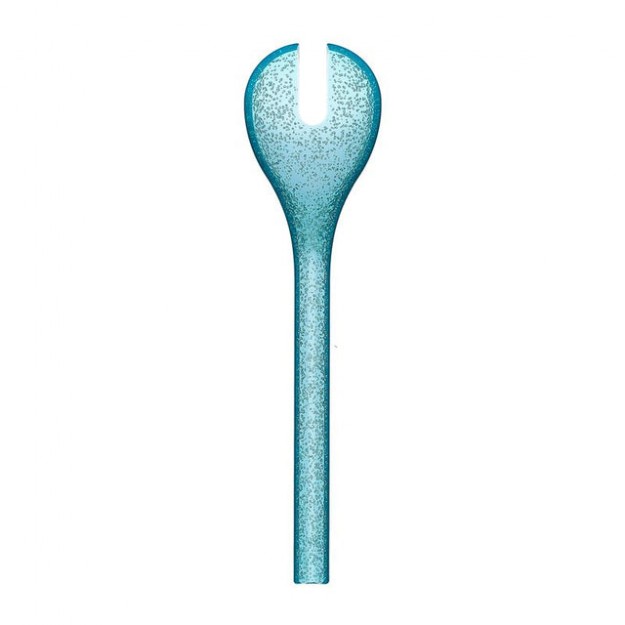Zani Serafino Posate da Insalata Salad Server Me Synth Metacrilato Turquoise